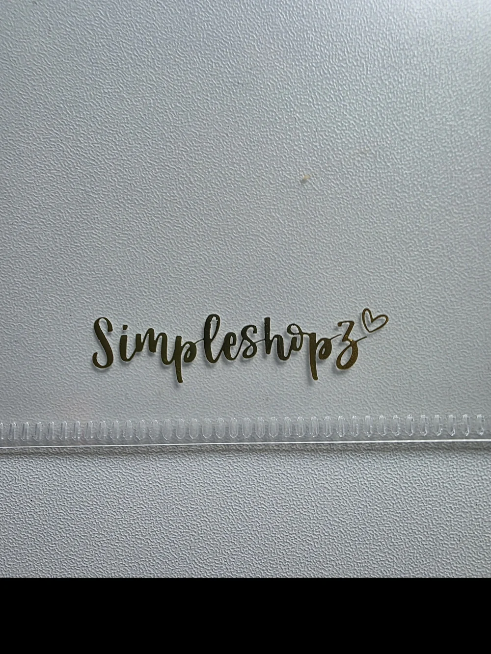 Simpleshopz A5 Clear Monthly Planner Dividers with Gold Script Tabs Set Of 12